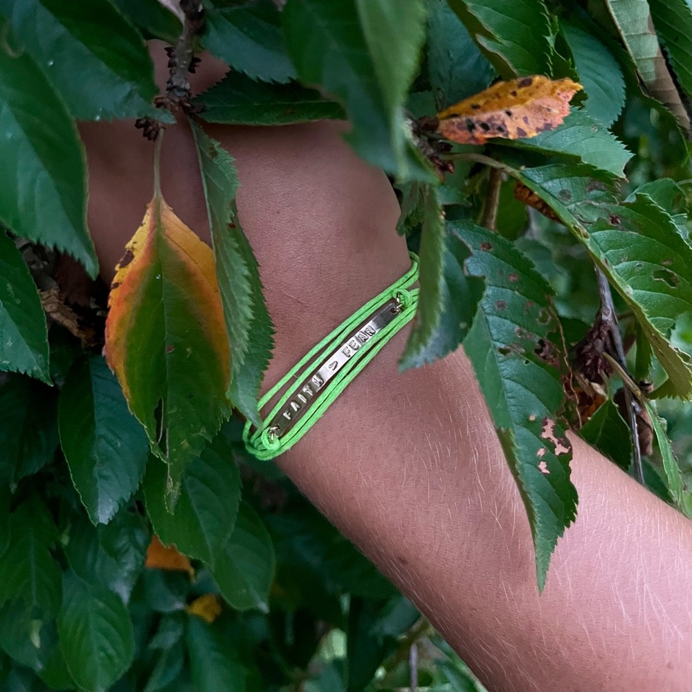 FAITH > FEAR Wrap Bracelet